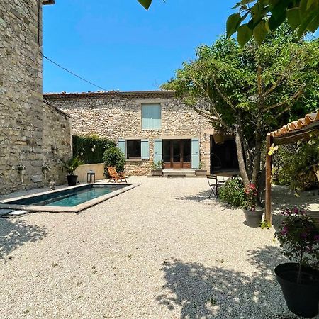 Mazet En Provence Pour 4, Piscine Chauffee Privee, Jardin Clos Prive, Barbecue, Chiens Admis Sainte-Jalle Luaran gambar